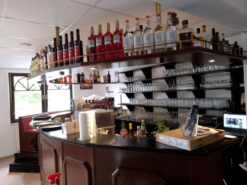 Bar mit Spirituosen